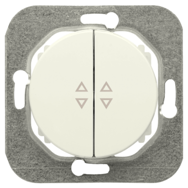 Выключатель кнопочный 2 кл. проходной, Бежевый, серия Прованс, Bylectrica С(6+6) 10-3363
