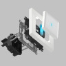 Механизм выключателя 2 кл., Quant Ambrella Volt VM115