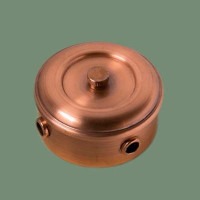 Распаечная коробка из меди D80, светлая медь, Romatti RD33-80-12