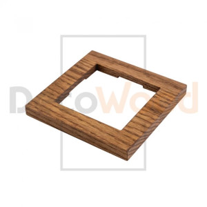 Рамка 1 местная деревянная под электрику JUNG/ABB Basic, Ясень в масле, DecoWood РЮАМ1-ЯМ