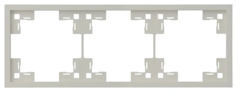 Рамка 3 местная, Лен, Standart Rikett 35830 LN