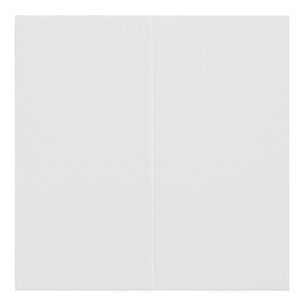 Лицевая панель выключателя 2 кл. перекрестного, Белый сатин, Rikett 35614 MW Лицевая панель выключателя 2 кл. перекрестного, Белый сатин, Rikett 35614 MW