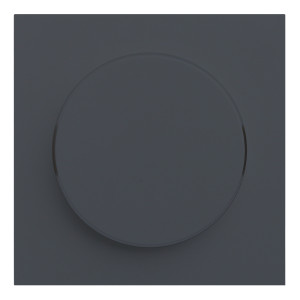 Лицевая панель для поворотного диммера, Базальт, Rikkett 35721 BT