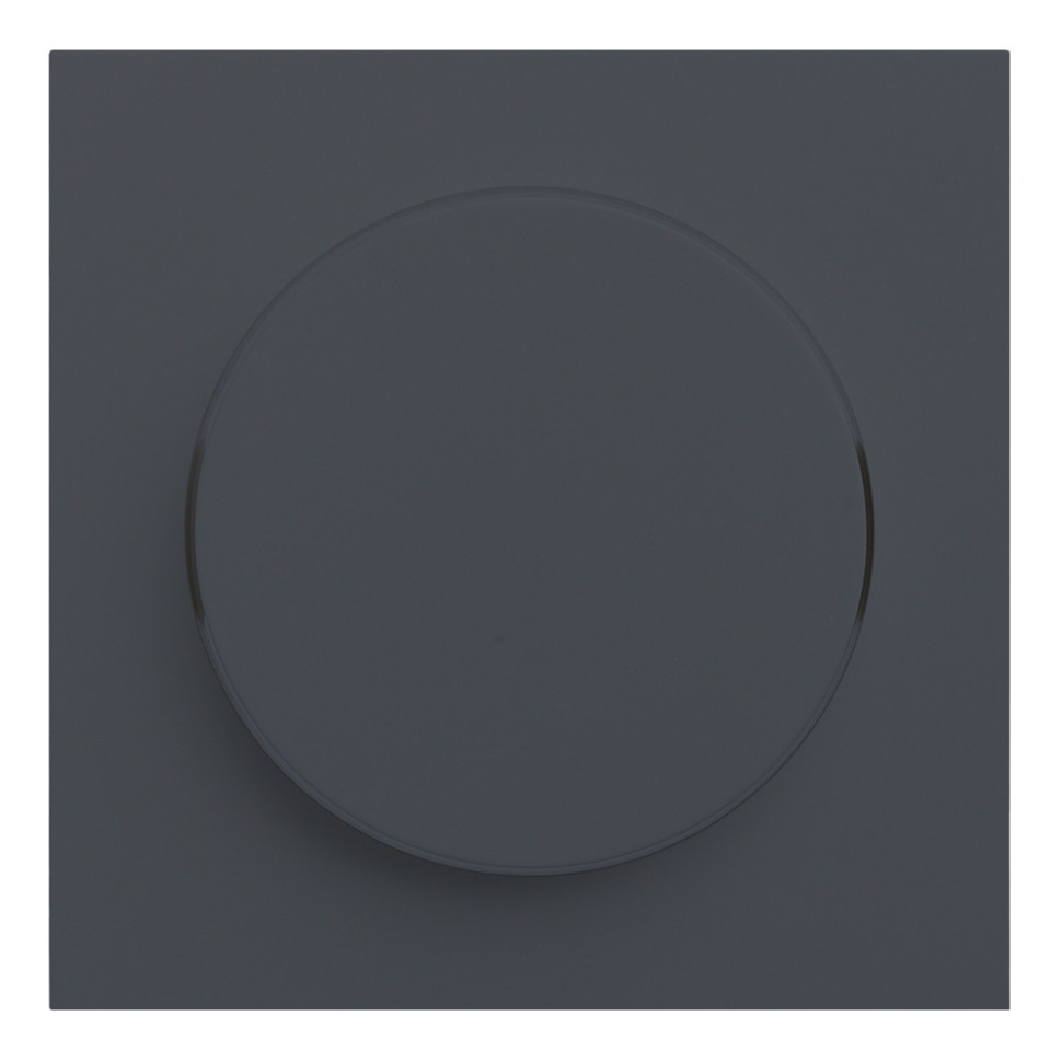 Лицевая панель для поворотного диммера, Базальт, Rikkett 35721 BT Лицевая панель для поворотного диммера, Базальт, Rikkett 35721 BT