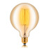 Ретро лампа накаливания G125 F2 40Вт Е27, золотистая Sun Lumen 052-016
