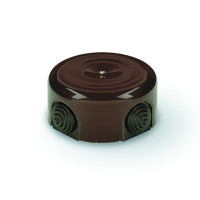 Распаечная коробка керамика D78х45, коричневый Sun Lumen 061-155