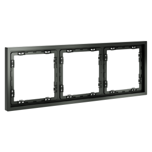 Рамка 3 местная, пластик, Титан, Voltum S70 VLS100306