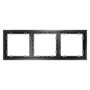 Рамка 3 местная, пластик, Титан, Voltum S70 VLS100306