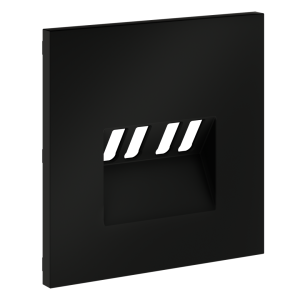 Лицевая панель для розетки акустической 4-местной, Черный матовый, S70 Voltum VLS001508