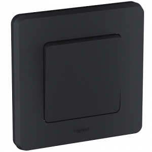 Выключатель 1 клав., антрацит, INSPIRIA Legrand 673603