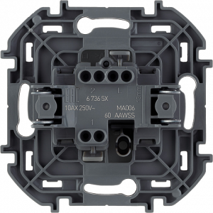 Выключатель 1 клав., антрацит, INSPIRIA Legrand 673603