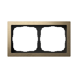 Рамка 2 местная, металл, Латунь, ArtGallery SE GAL312202