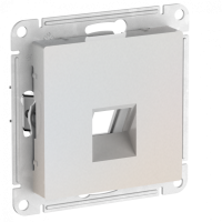 Лицевая панель для розетки компьютерной RJ45 Keystone, Жемчуг, AtlasDesign SE ATN000484