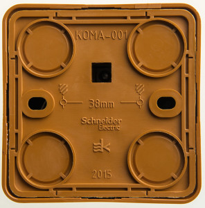 Розетка О/У компьютерная RJ45 кат.5E, Бук, Этюд SE KOMA-001T