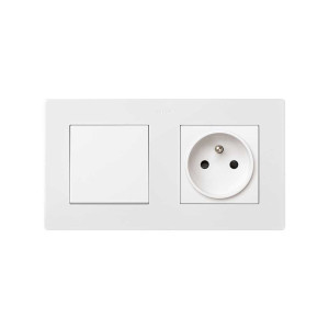 Рамка 2 местная, Белый, Simon 24 2400620-030