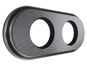 Рамка 2 местная деревянная (внутренний монт.), овал, Венге, Лахта ТМ МезонинЪ GE70842-36