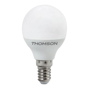Лампа светодиодная диммируемая Thomson E14 6W 3000K шар матовая TH-B2153