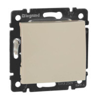 Выключатель 1 клав. проходной IP44, слоновая кость, Valena Classic Legrand 774106