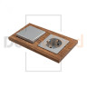 Рамка 2 местная деревянная под электрику JUNG/ABB Basic, Ясень в масле, DecoWood РЮАМ2-ЯМ