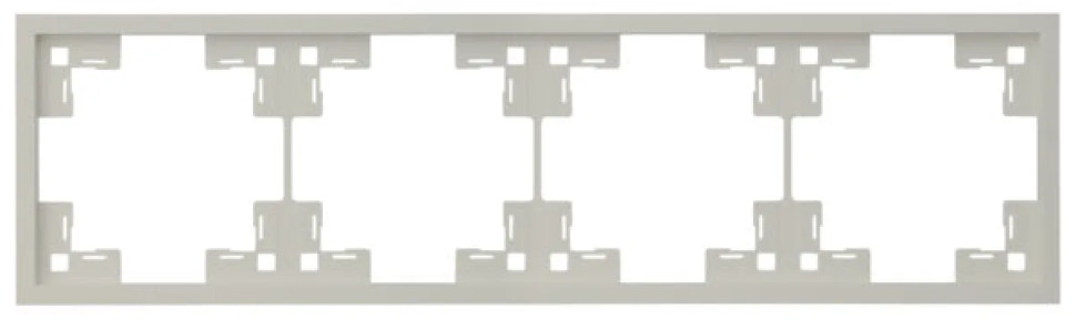 Рамка 4 местная, Лен, Standart Rikett 35840 LN