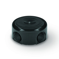 Распаечная коробка керамика D78х45, черный Sun Lumen 061-162