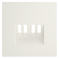 Лицевая панель для розетки акустической 4-местной, Хлопок, S70 Voltum VLS001513
