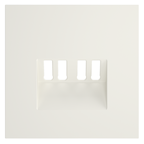 Лицевая панель для розетки акустической 4-местной, Хлопок, S70 Voltum VLS001513