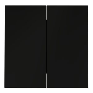 Клавиши для выключателя 2-кл, Черный матовый, S70 Voltum VLS000308