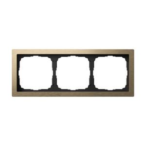 Рамка 3 местная, металл, Латунь, ArtGallery SE GAL312203