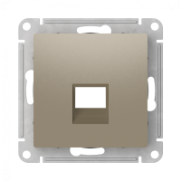Лицевая панель для розетки компьютерной RJ45 Keystone, Шампань, AtlasDesign SE ATN000584
