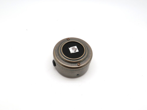 Розетка компьютерная RJ45, металл, Старая бронза, Petrucci 402BRO