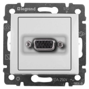 Розетка HD15, белый, Valena Classic Legrand 770083