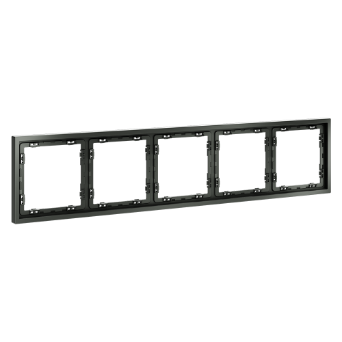 Рамка 5 местная, пластик, Титан, Voltum S70 VLS100506