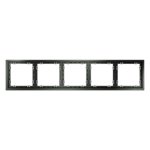 Рамка 5 местная, пластик, Титан, Voltum S70 VLS100506