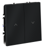 Выключатель для жалюзи, Графит, S70 Voltum VLS020707