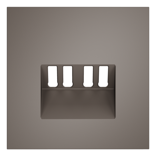 Лицевая панель для розетки акустической 4-местной, Капучино, S70 Voltum VLS001514