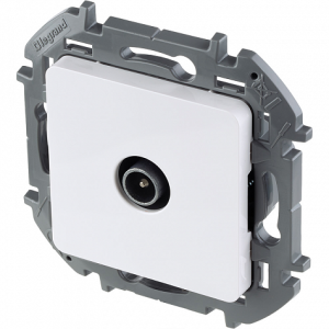 Розетка телевизионная TV, белый, INSPIRIA Legrand 673850