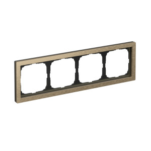 Рамка 4 местная, металл, Латунь, ArtGallery SE GAL312204