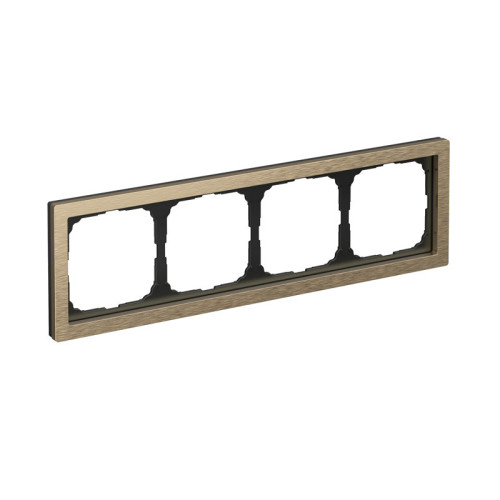 Рамка 4 местная, металл, Латунь, ArtGallery SE GAL312204