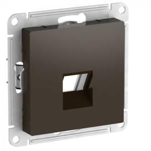 Лицевая панель для розетки компьютерной RJ45 Keystone, Мокко, AtlasDesign SE ATN000684