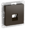Лицевая панель для розетки компьютерной RJ45 Keystone, Мокко, AtlasDesign SE ATN000684