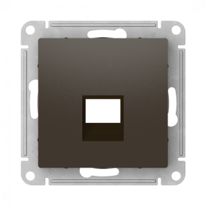 Лицевая панель для розетки компьютерной RJ45 Keystone, Мокко, AtlasDesign SE ATN000684