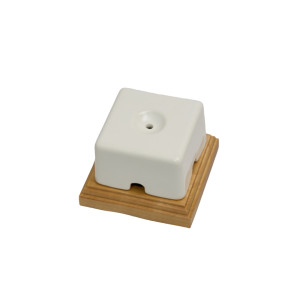 Распаечная коробка керамика 77х43, Белый, Кром Interior Electric РККК/02