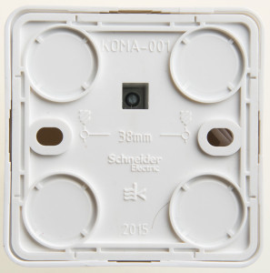 Розетка О/У компьютерная RJ45 кат.5E, Белый, Этюд SE KOMA-001B