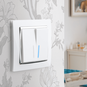 Рамка 1 местная пластик, Белый/хром, Snabb Werkel W0011901