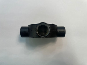 Тройник соединительный D20 мм., Черный муар, Petrucci ABSB320MR
