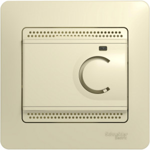 Терморегулятор теплого пола, бежевый, Glossa SE GSL000238