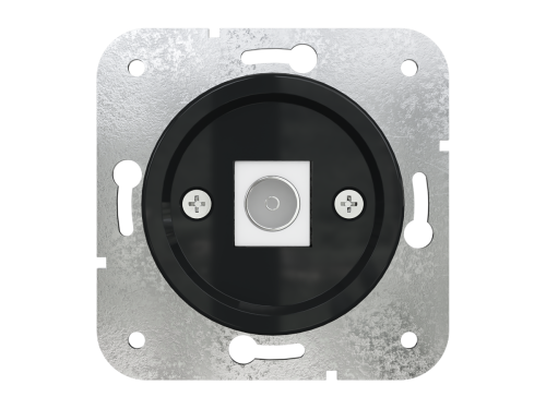 Розетка телевизионная TV (внутренний монт.), Антрацит, Лахта ТМ МезонинЪ GE35321-58
