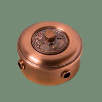 Распаечная коробка из меди D80, светлая медь, Romatti RD33-80L