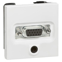 Розетка HD15+Jack, белый, Valena Classic Legrand 770082